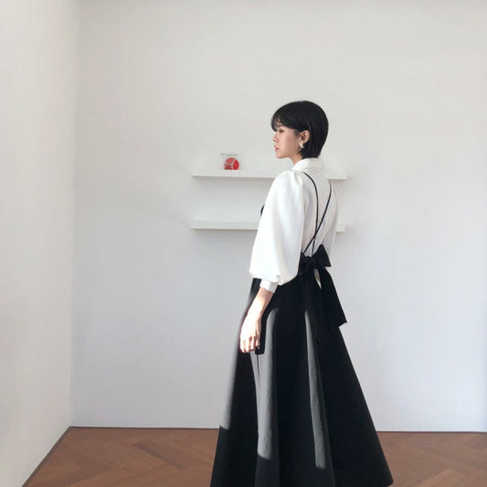 ボリュームスリーブシャツ＆リボンワンピース【単品】 S2461