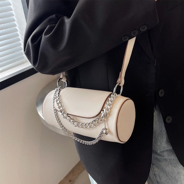 チェーン付きミニ筒バッグ♡大人可愛いデザイン S2371