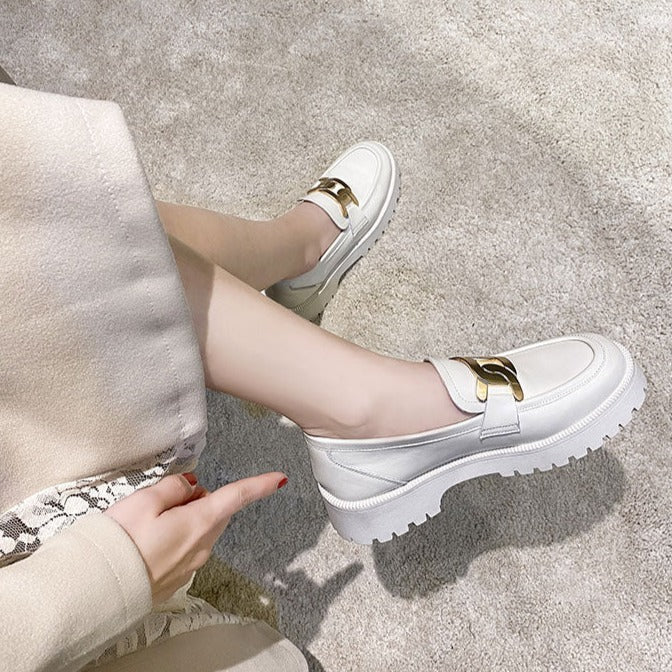 厚底ベルトローファー♡マニッシュで可愛い S2475