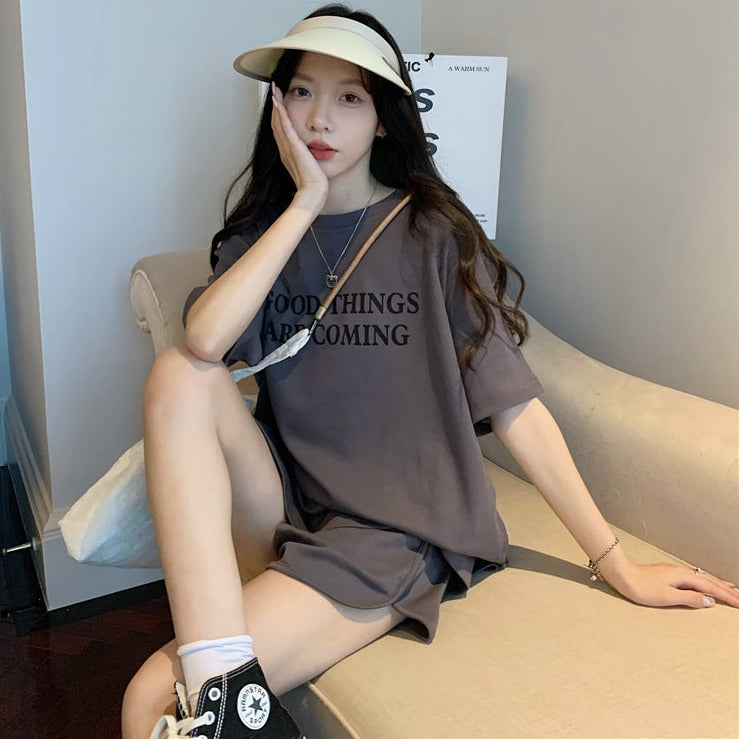 ゆるかわ♡オーバーサイズロゴTセットアップ S1854