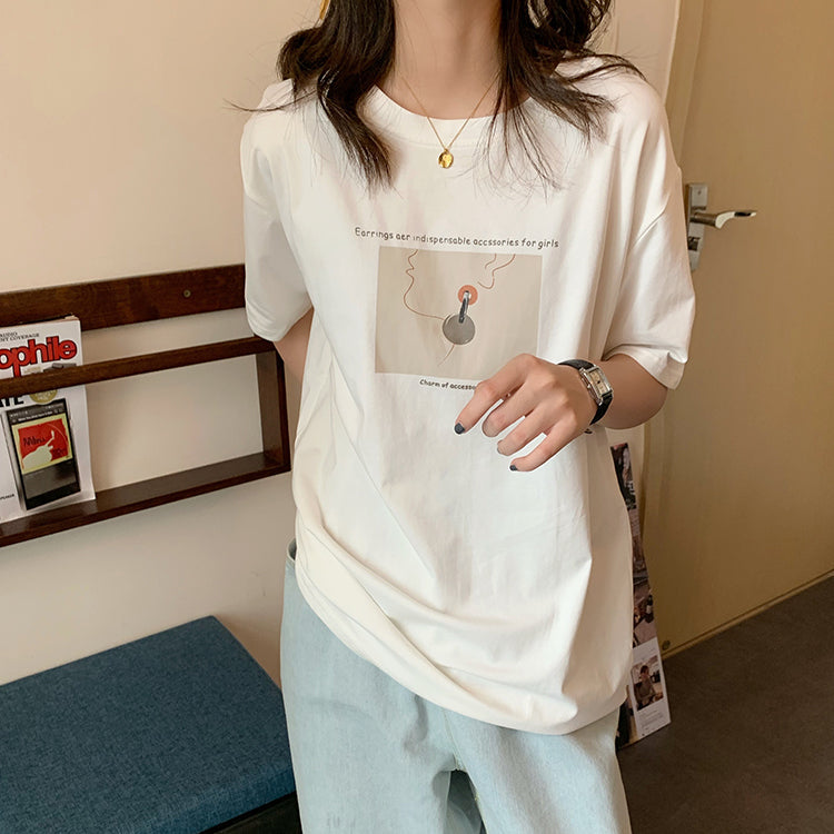 アートTシャツ♡ワンサイズで着回し自由なデザイン S1601
