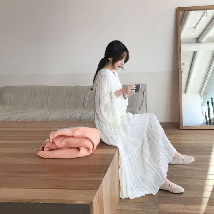 フェアリーなロングワンピース♡大人可愛いデザイン S1710