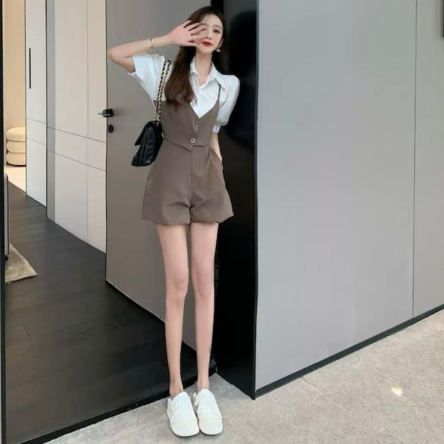 アシメキャミセットアップ♡大人可愛いデザイン S1628