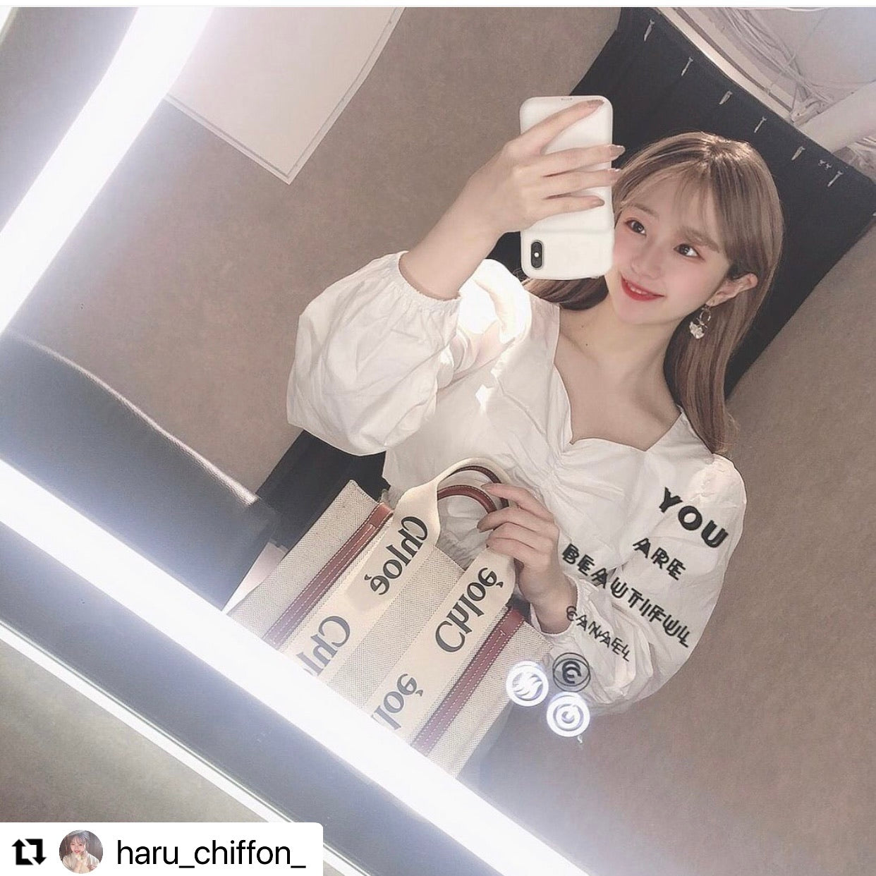 ロングバブルスリーブミニトップス♡ふんわり袖で大人可愛い S2775